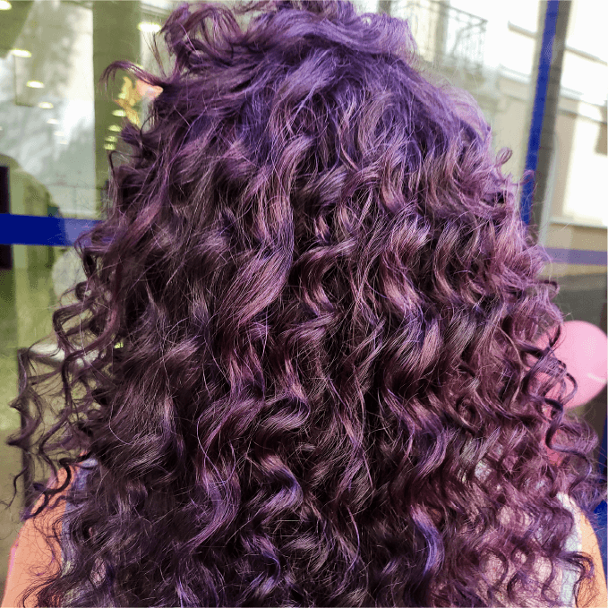 coloración en salón de belleza